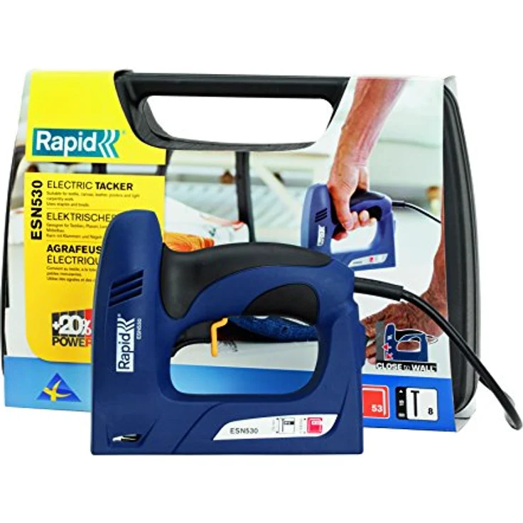 Rapid Elektro-Tacker »ESN530«, Klammertyp 53, Klammerlänge: 6 - 14 mm, inkl. Koffer – Bild 3
