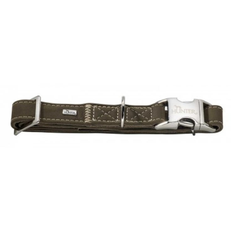 Hunter Hunde-Halsung Hunting Alu-Strong oliv M