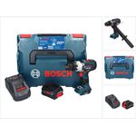 Bosch Professional GSB 18V-150 C Professional Akku Schlagbohrschrauber 18 V 150 Nm Biturbo Brushless 1x ProCORE Akku 5,5 Ah Ladegerät L-Boxx