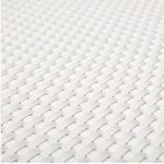 PE-Rattan in 0,9m Breite (Meterware) Sichtschutz Balkonblende weiß