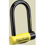 Kryptonite New York Fahgettaboudit Mini Bügelschloss Bügelschloss schwarz-gelb