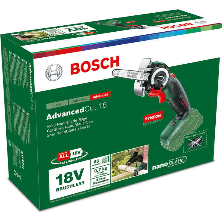 Bosch Advanced Cut 18 06033D5100 Power for All 18V Akku-Kettensäge ohne Akku ohne Ladegerät im Karton – Bild 9
