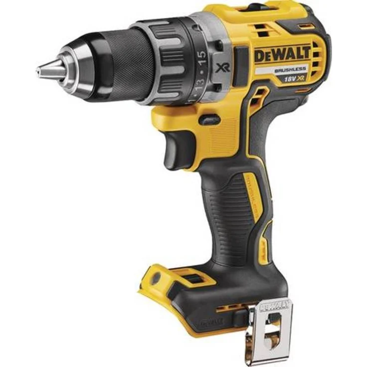 DeWalt Bohrschrauber (18 Volt, mit zwei-Gang Vollmetallgetriebe, LED-Arbeitsleuchte, für Langzeiteinsatz geeignet, ohne Akku und Ladegerät) DCD791NT – Bild 2