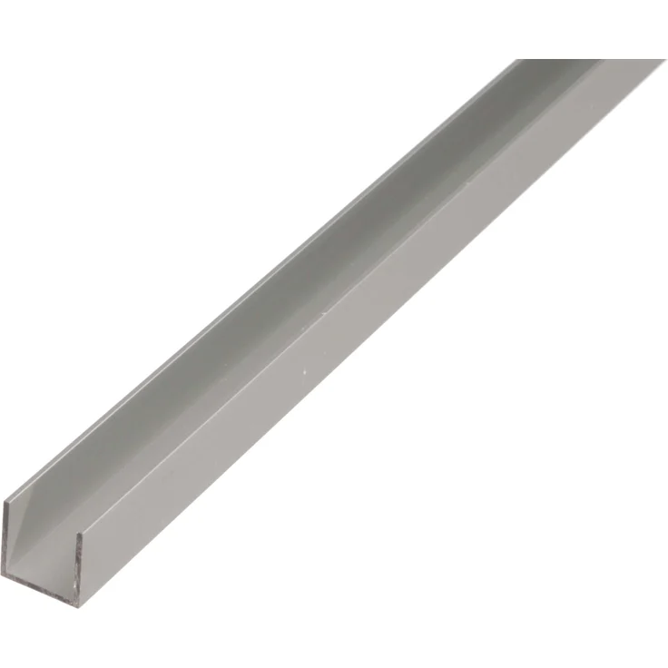 Alberts U-Profil | Aluminium, silberfarbig eloxiert | 1000 x 18 x 20 mm 
(473860) – Bild 2