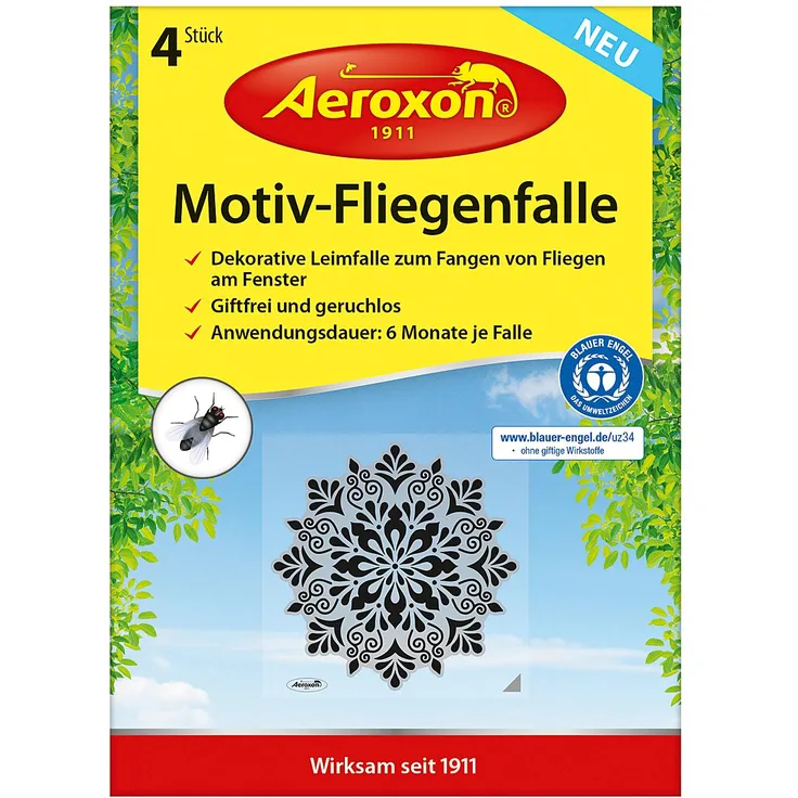 Aeroxon Motiv Fliegenfalle 4er