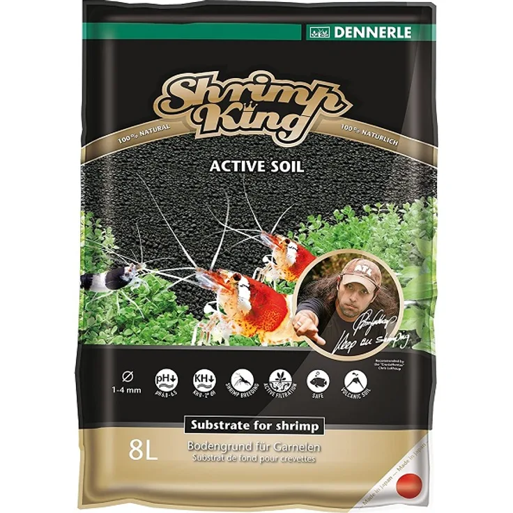 Dennerle ShrimpKing Active Soil 8L