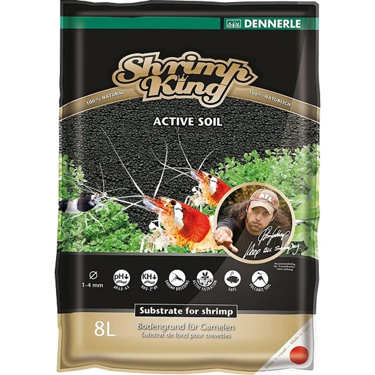 Dennerle ShrimpKing Active Soil 8L