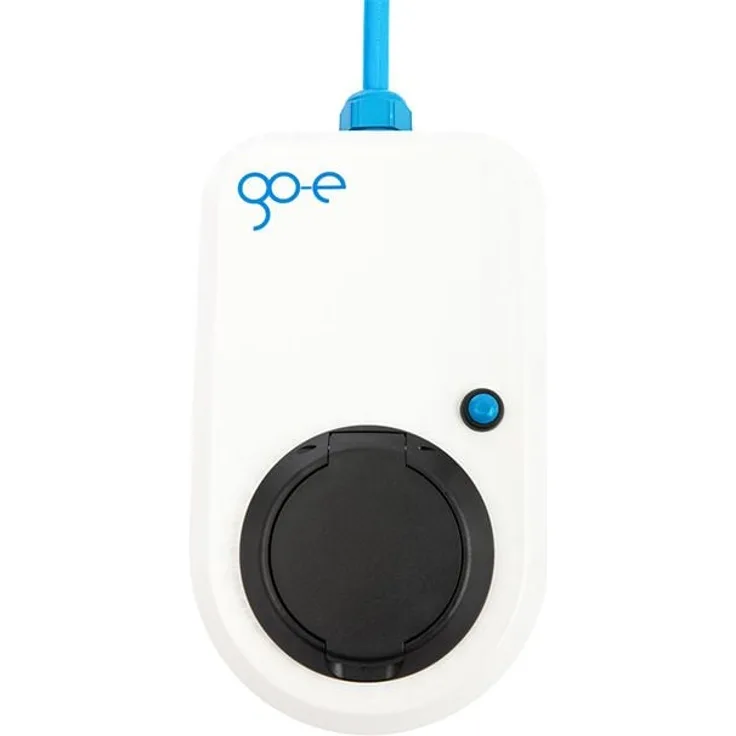 go-eCharger 11 kW HOMEfix Ladestation CH-02-18-1 mit Anschlusskabel, Typ 2 Stecker, Kabellänge 2m, 16A