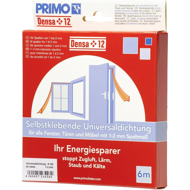 Universaldichtung Densa 12 weiß, für Türen + Fenster