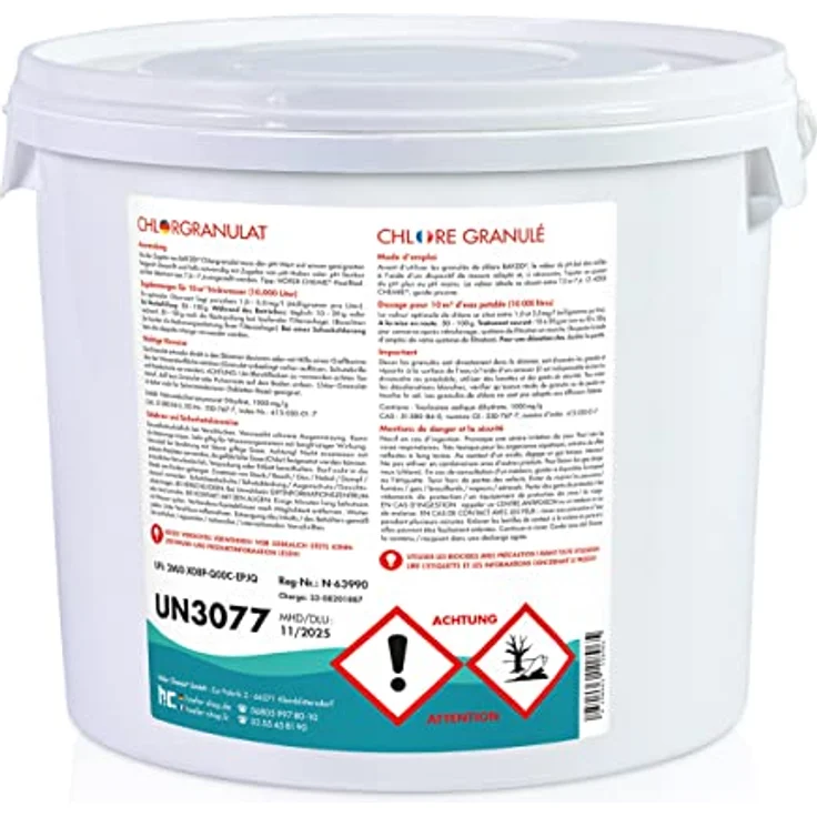 4 x 5 kg BAYZID Chlorgranulat für Pools – Bild 2