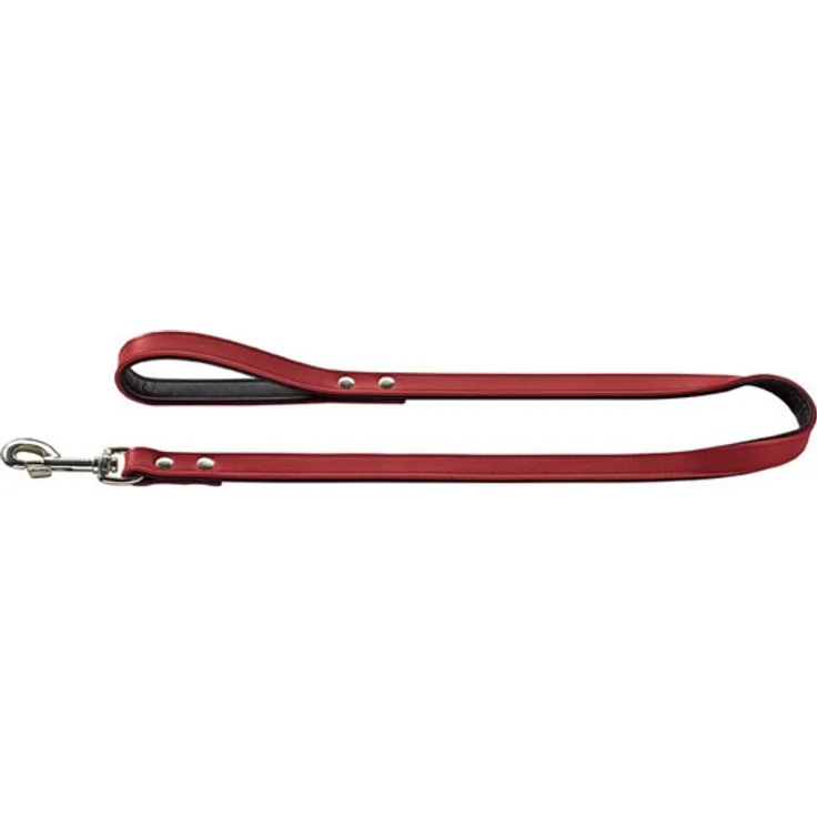 Hunter Hunde-Leine Basic rot-schwarz 13-110