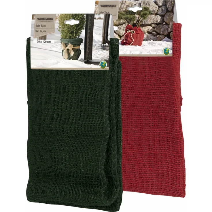 Windhager Jute-Sack 70 x 100 cm, grün