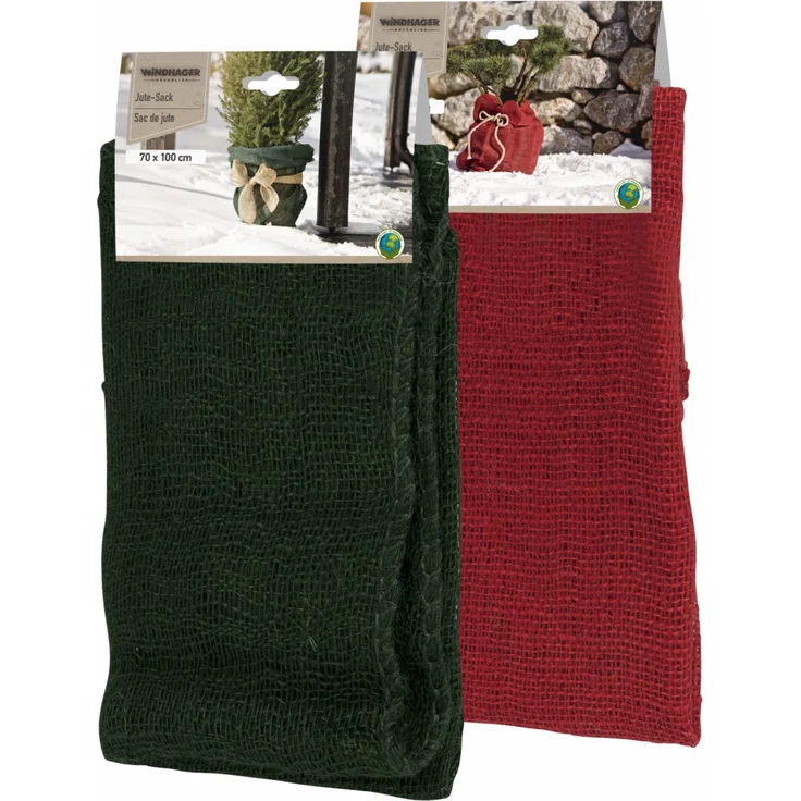 Windhager Jute-Sack 70 x 100 cm, grün – Bild 1