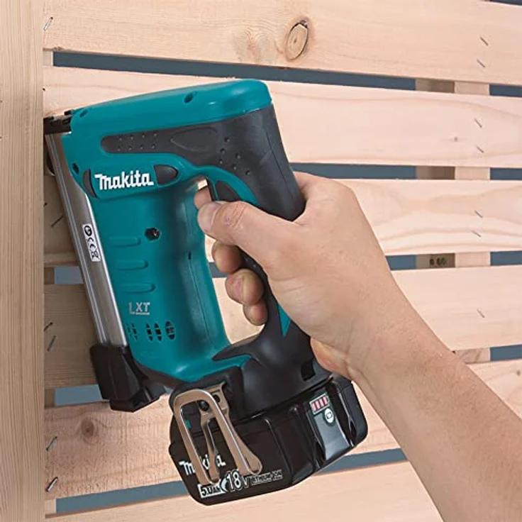 Makita DST221Z Tacker 18,0 V (ohne Akku, ohne Ladegerät), 18 V, Blau, Silber – Bild 3
