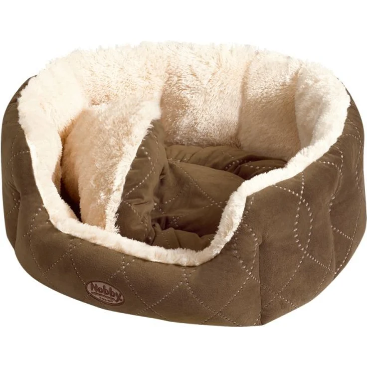 Nobby Komfortbett CENO beige/braun, L x B x H: 55 x 50 x 21 cm – Bild 1