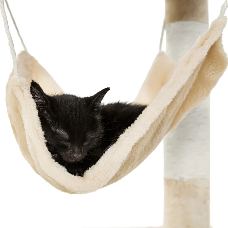 tectake Kratzbaum Marcel 141cm - beige – Bild 5