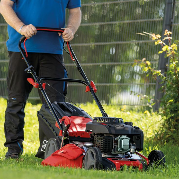 Scheppach Benzin-Rasenmäher MS225-53 mit Radantrieb - 7PS | 53 cm Schnittbreite | Reinigungsfunktion | 65 Liter Fangkorb | Stahlgehäuse | 7-stufige Höhenverstellung | Mulchfunktion | Seitenauswurf – Bild 5