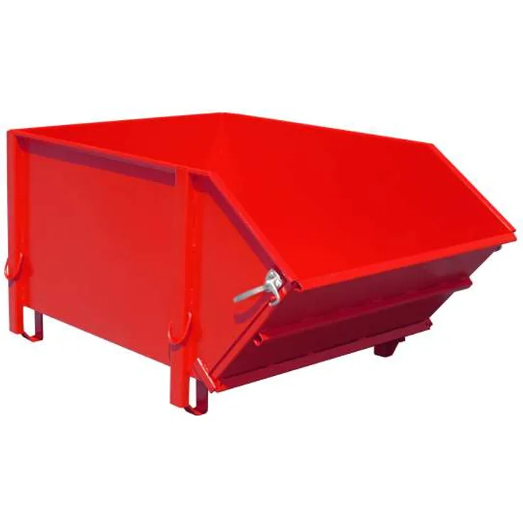 Baustoffbehälter BBK 100, lackiert, Feuerrot