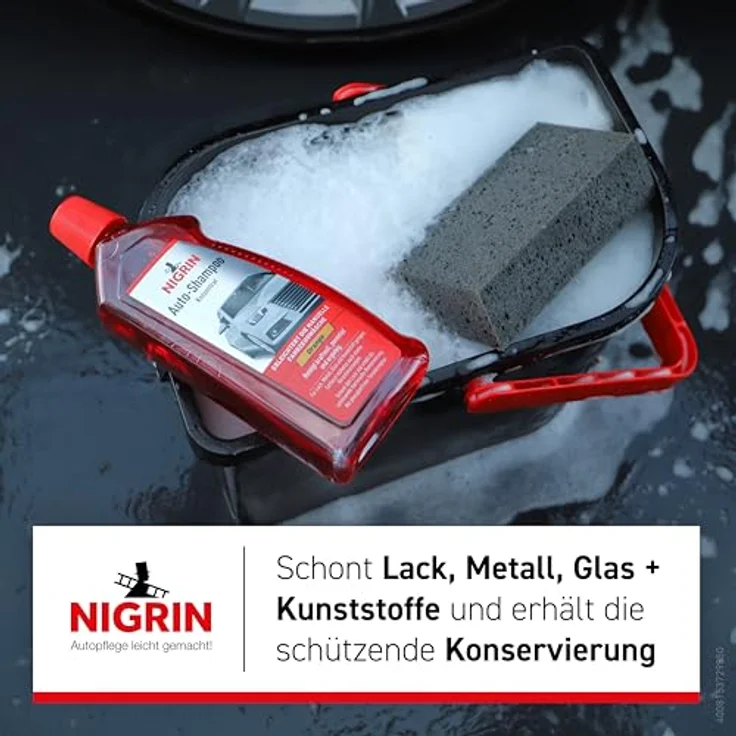 NIGRIN Nigrin Shampoo Konzentrat Orange 3 L Autoshampoo mit intensiver Schmutzlösewirkung – Bild 3