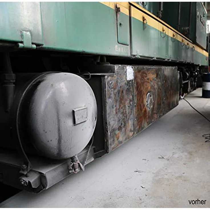 WEICON Zinkstaubfarbe 2,5 L, Rostschutzlack für Metall mit hoher Zinkpigmentierung  – Bild 3