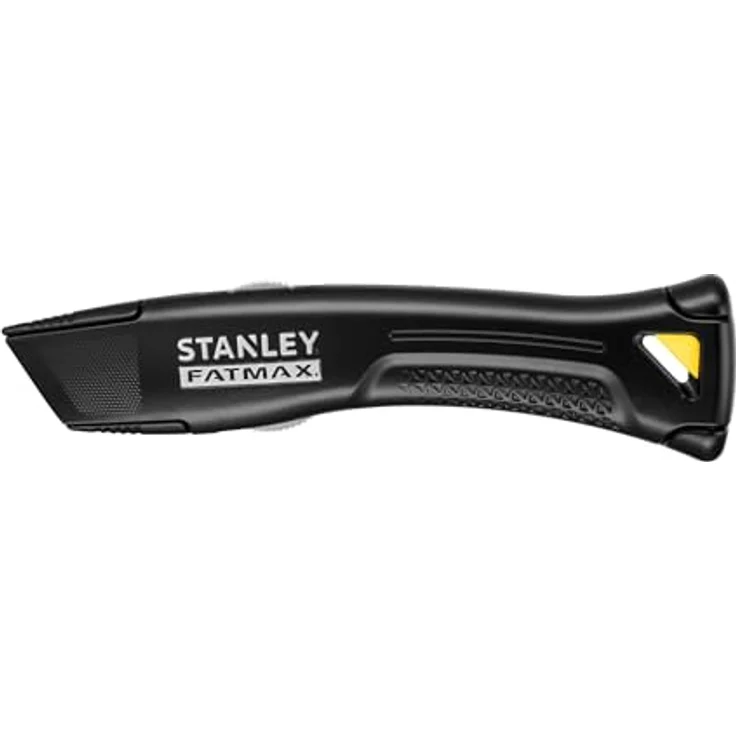 STANLEY FMHT10500-0, Cuttermesser mit feststehender Klinge, schwarz, inkl. 2 Trapezklingen und 1 Hakenklinge, ergonomisches Design für professionelle Anwendungen – Bild 3