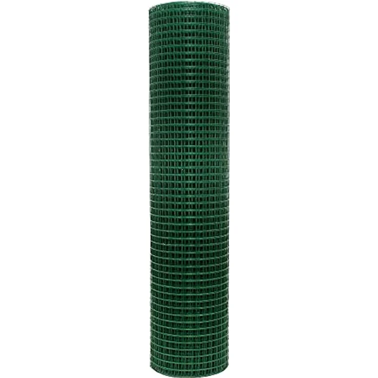 ECD Germany Volierendraht, verzinkter Stahl Drahtgitter Grün, 19x19mm Masche, 1x25m, 1,2mm dick, witterungsbeständig und flexibel – Bild 2