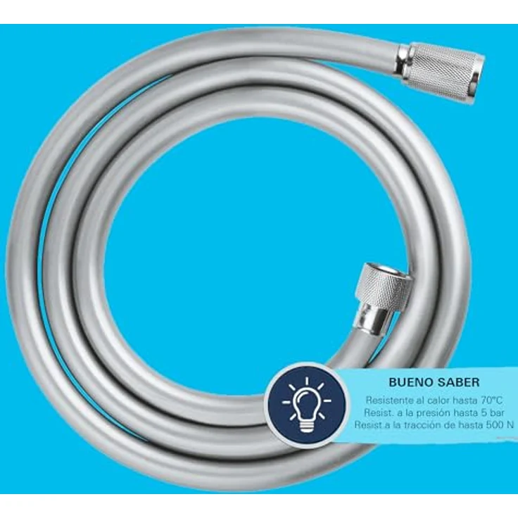 Grohe 28151001 Relexaflex Brauseschlauch 1500, Chrom – Bild 3