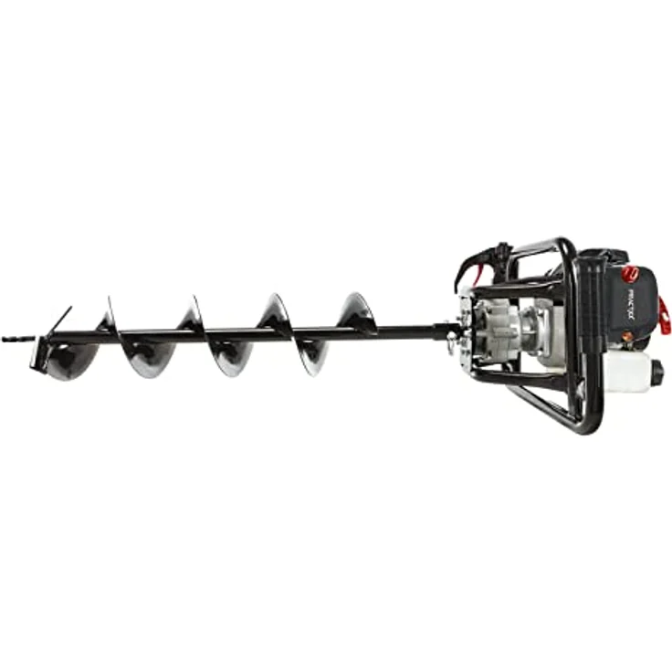 Practixx Benzin Erdbohrer PX-EB-52, 2-Takt Motor mit 1,97 PS, Bohrerlänge 800mm, inkl. Ø 100, 150, 200mm Bohrer, handlich mit 2 Griffen – Bild 4