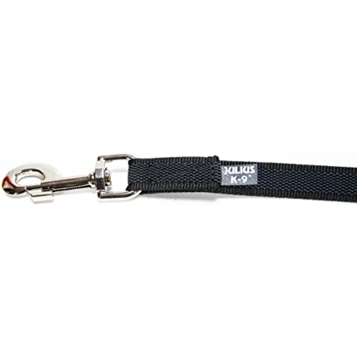 Julius-K9 Gummierte Leine mit Schlaufe Schwarz - Grau Grösse 5 (5, Hund, Allgemein) - Strapazierfähige Hundeleine für jeden Einsatzbereich – Bild 4