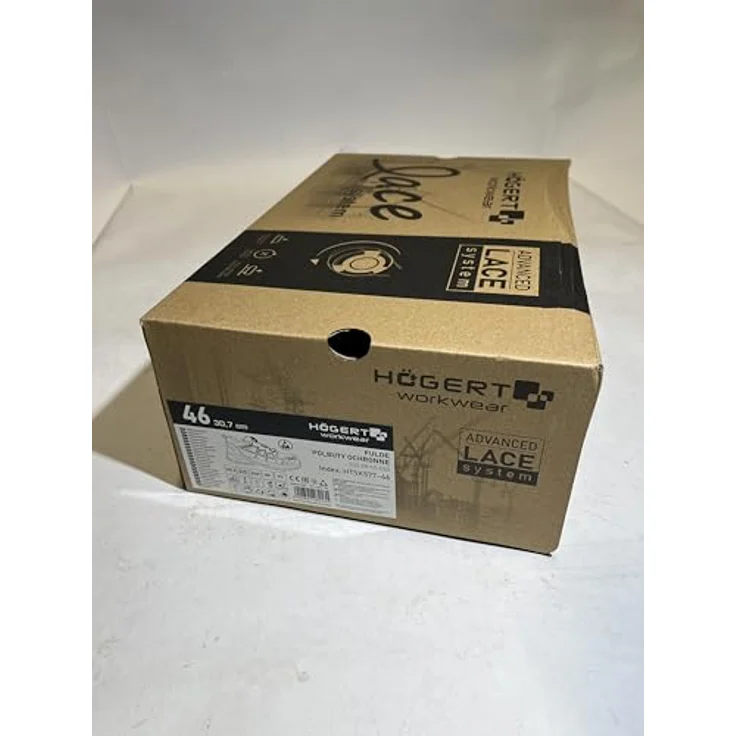 Högert Technik FULDE Sicherheitsschuhe LACE SYSTEM S3S SR FO ESD, Halbschuhe, grau/blau, mit Kompositkappe und rutschfester Sohle, optimaler Schutz vor elektrostatischer Entladung, schnelle Schnürregulierung – Bild 3