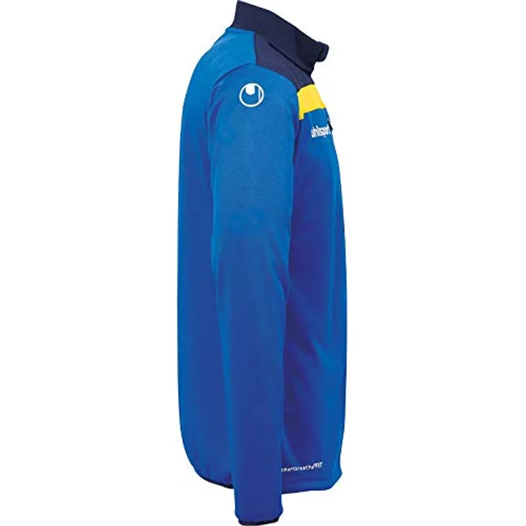 Uhlsport Offense 23 Polyesterjacke Herren - Royal / Marine / Lime, 100% Stretch-Polyester, Brusttasche mit Reissverschluss, modernes Design – Bild 4
