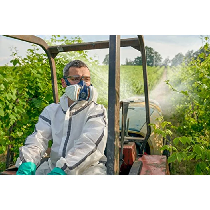 GVS Filter Technology Elipse SPR496 Halbmaske gegen organische Gase und Dämpfe, A2P3, Mittel/Groß, Blau – Bild 2