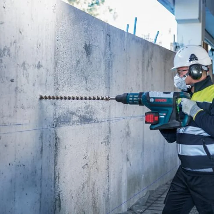 Bosch Professional Hammerbohrer SDS-max-7 (für Beton, Kalksandstein, Mauerwerk, Ø:16 mm, Zubehör für Bohrhammer), 2608586755 – Bild 8