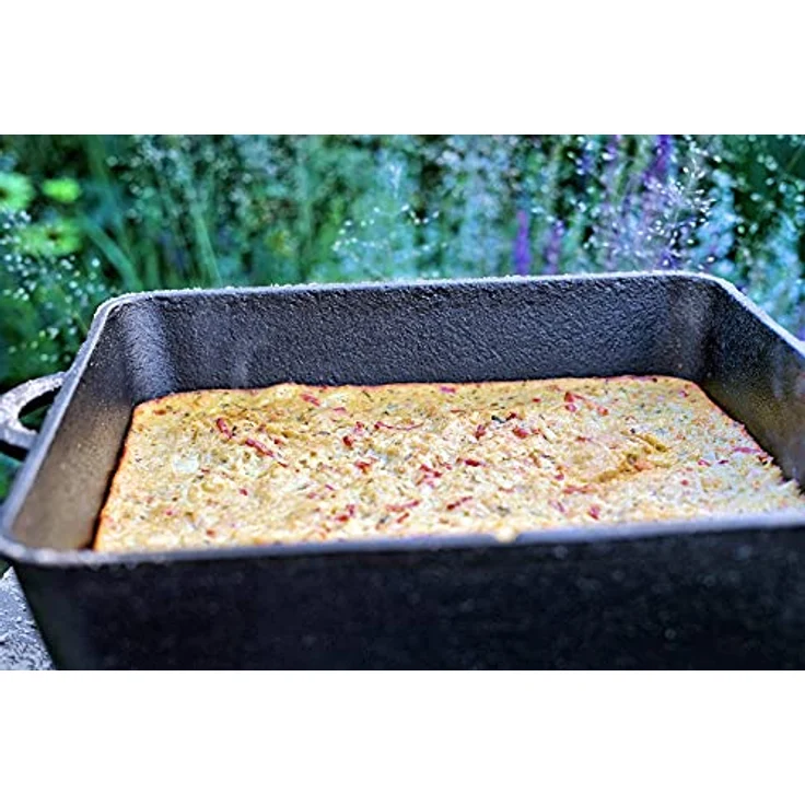 BBQ-Toro Dutch Oven Pan | Gusseisen Kochtopf | 9,5 Liter Gusstopf | preseasoned - bereits eingebrannt | Bräter mit Deckel, Schmortopf – Bild 3