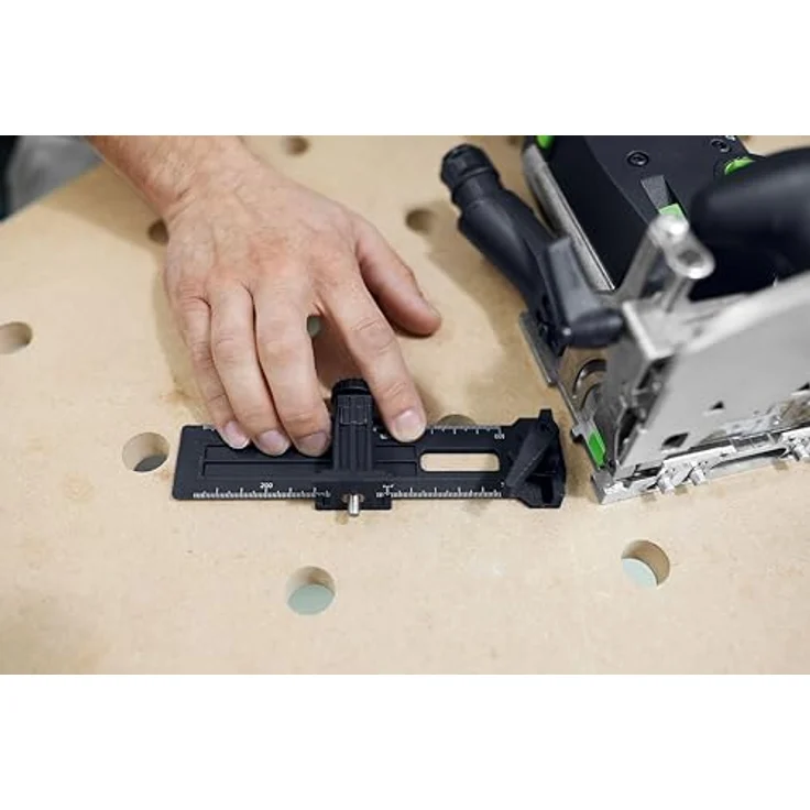 Festool Dübelfräse DF 500 RQ-Plus, 420 Watt, 25.500 U/min, inkl. DOMINO Fräser D 5, kompakt und präzise – Bild 8