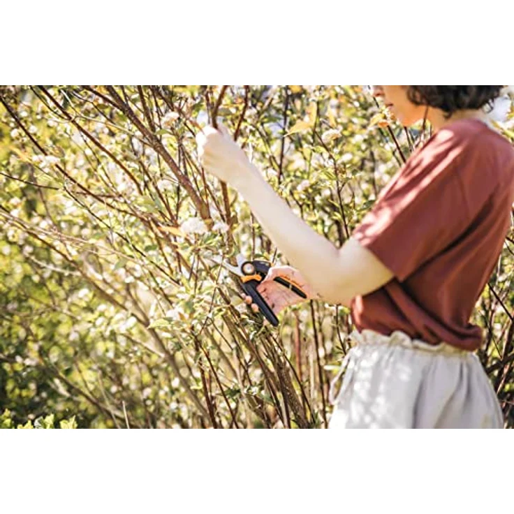 Fiskars X-series Bypass-Gartenschere M P921, orange-schwarz – Bild 3
