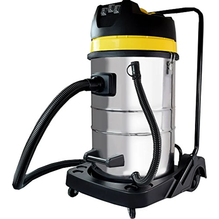 Syntrox Germany 3900 Watt 100 Liter Edelstahl Industriesauger Nass und Trockensauger – Bild 1
