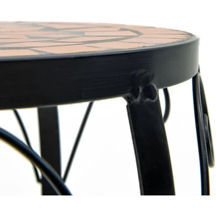 vidaXL Blumenständer, Pflanzenständer 3 Stk. Terrakotta Keramik mit Mosaik-Design – Bild 8