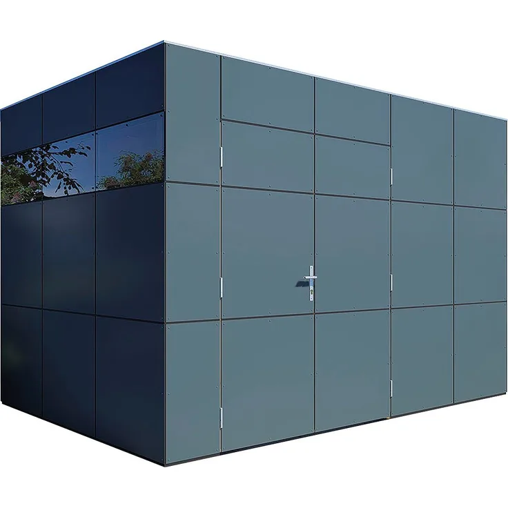 BERTILO Gartenhaus HPL 2, BxT: 345x236 cm, moderne Trespa-HPL-Platten, zweifarbig in Fassadenqualität, Farbe: variabel