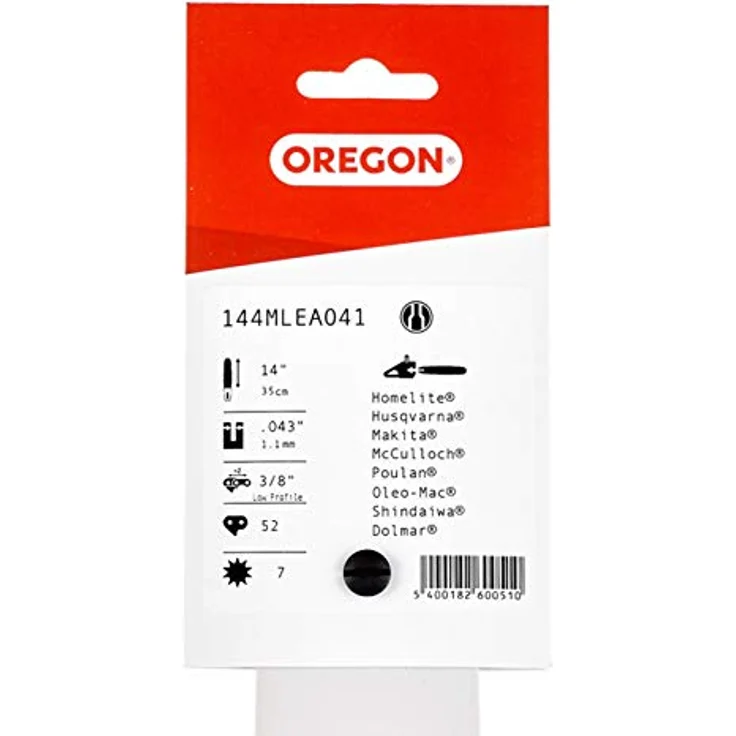 Oregon Single Rivet Führungsschiene passend für 35cm Bosch, Dolmar, Einhell, Grizzly, Makita, Ryobi Motorsägen, A041 Schienenaufnahme – Bild 4