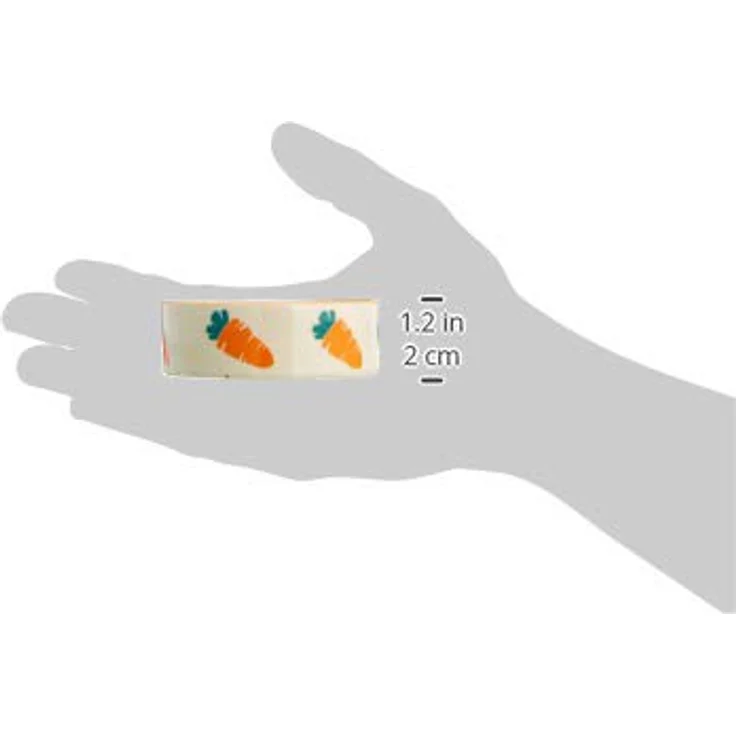 Nobby Nager Keramikschale "CARROT" beige / orange Ø7,5 x 2,5 cm, 1 Stück (1er Pack) – Bild 4