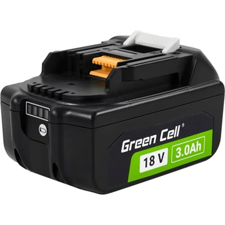 Green Cell Akku 18V 3Ah Li-Ion für Makita LXT Elektrowerkzeuge, Hochwertiger Ersatz mit LED-Anzeige, langlebig und optimierte Leistung – Bild 3