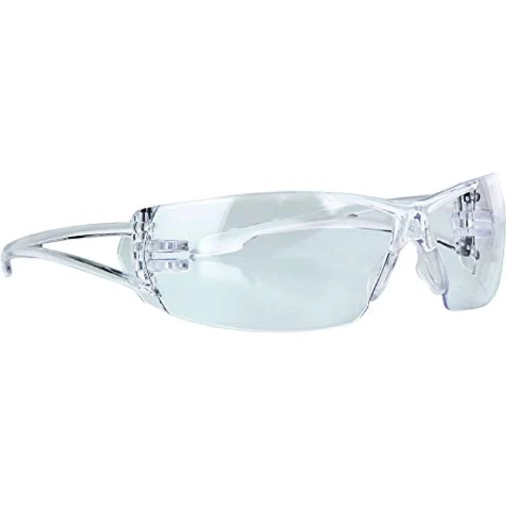 Infield Safety Huntor Schutzbrille EN 166, Kristallfassung mit klarer Polycarbonatscheibe, leicht und kratzfest – Bild 2