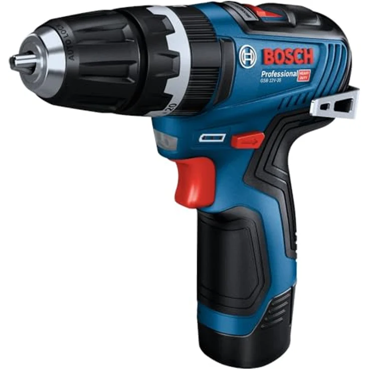 Bosch Professional Schlagbohrmaschine GSB 12V-35: 2 x Akku GBA 12V 3.0Ah, Schnellladegerät, L-BOXX – Bild 2