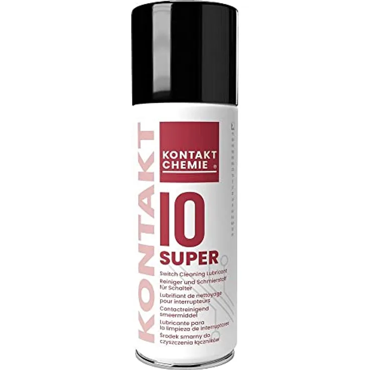 Kontakt Chemie KONTAKT SUPER 10 33382-AA, Kontaktspray 200ml für optimale Elektronikreinigung und -schutz
