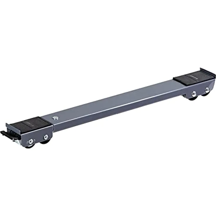 WAGNER Transporthilfe MM 1199 Anthrazit, Transportwagen mit größenverstellbarer Ladefläche (44-70 cm) - Tragkraft 500 kg - Feststeller - Hochbelastbar - Geschützte Ladung