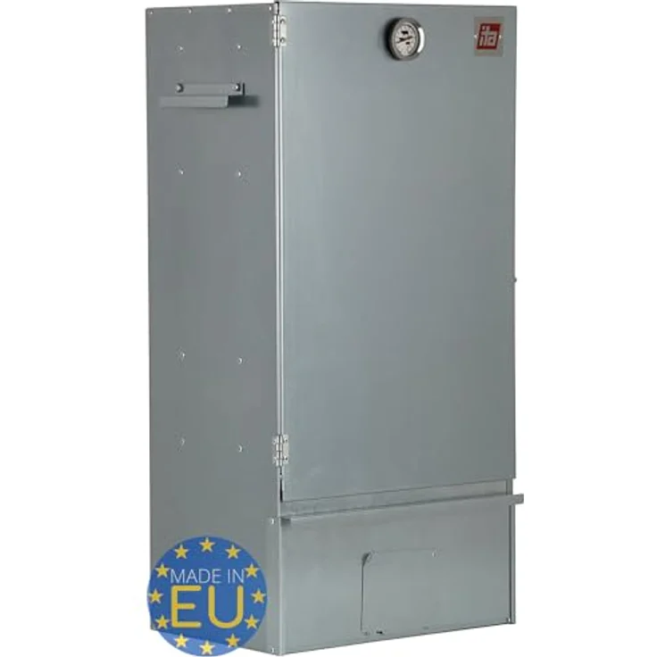 ITA Räucherofen 7005, Premium Räucherschrank aus Edelstahl, 3 Etagen für bis zu 7 kg Fleisch, Made in EU – Bild 1