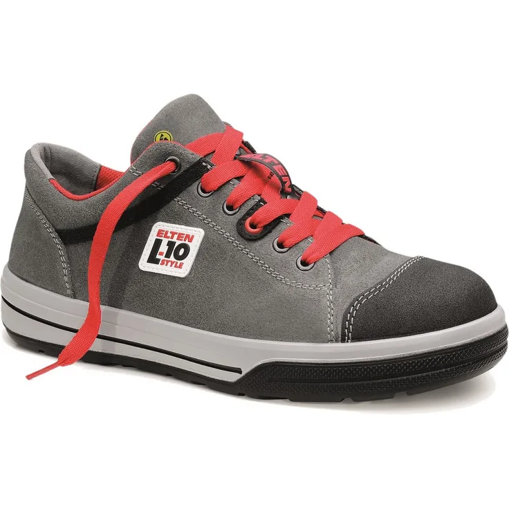 ELTEN ELTEN VINTAGE Pirate Low ESD S3 722071, Arbeitsschuh aus Rindleder (Vintage-Design), mit Stahlkappe und Durchtrittschutz, braun