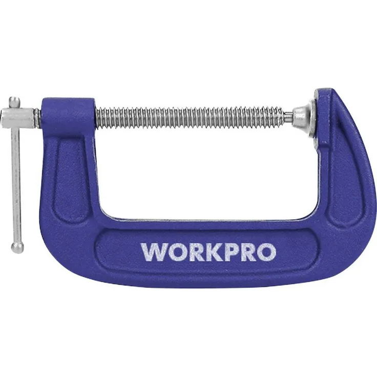 WorkPro Schraubzwinge, ideal für Holz- und Metallbearbeitung