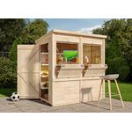 Storehaus Partyhütte Uwe S Gerätehaus, Geräteschrank, 186x126 cm, Nordische Fichte, atmungsaktiv, wärmeisolierend